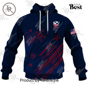 USA Rugby Home Jersey Style Hoodie