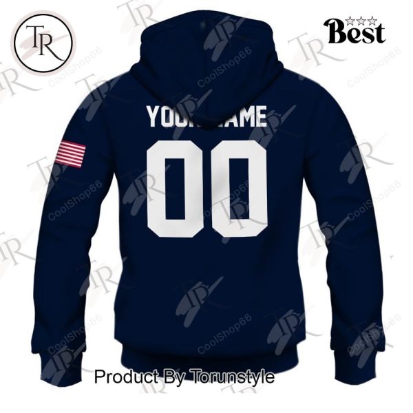 USA Rugby Home Jersey Style Hoodie