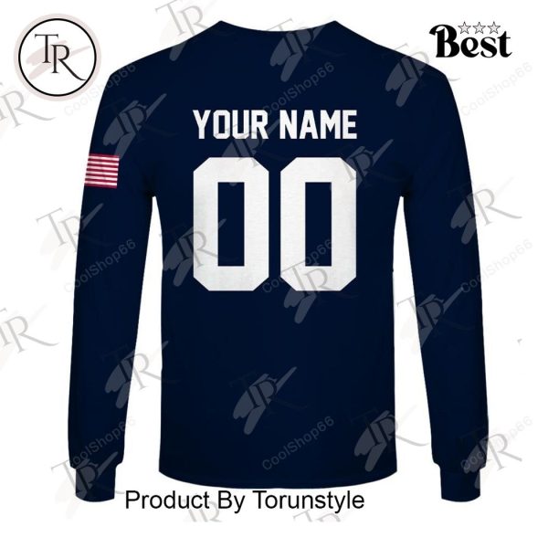 USA Rugby Home Jersey Style Hoodie