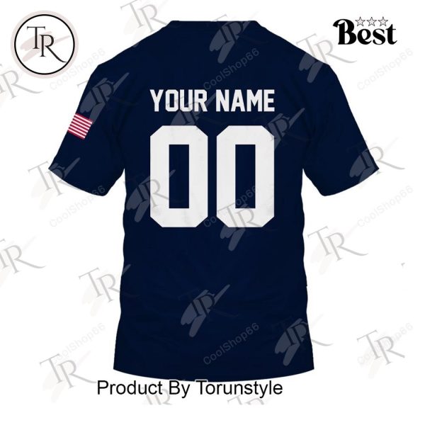 USA Rugby Home Jersey Style Hoodie