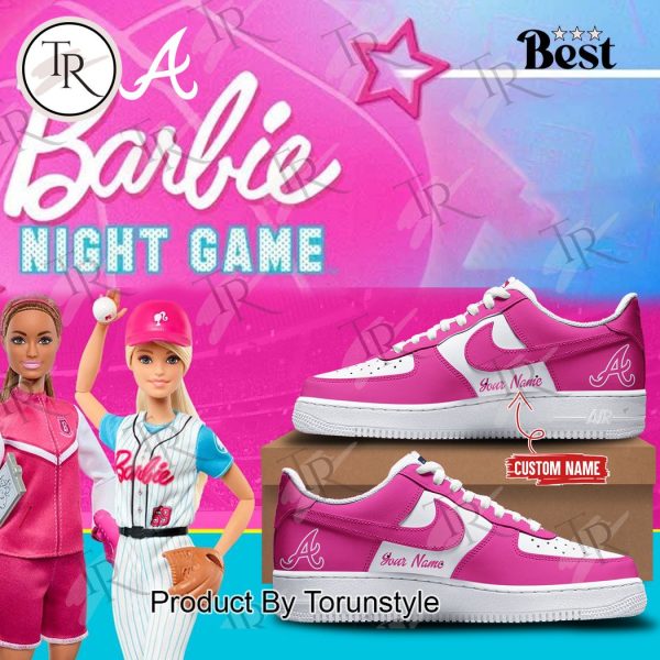 Atlanta Braves x Barbie Night Game Air Force 1 Sneaker