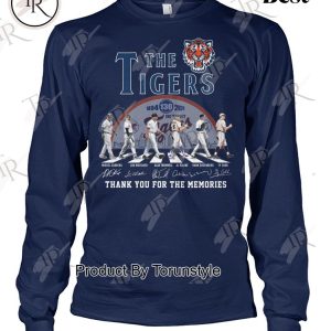 Detroit Tigers 130 Years Of 1894-2024 Thank You For The Memories T-Shirt