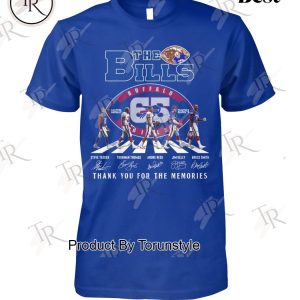 The Bills 65 Years Of 1959-2024 Thank You For The Memories T-Shirt