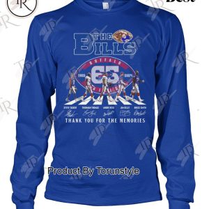 The Bills 65 Years Of 1959-2024 Thank You For The Memories T-Shirt