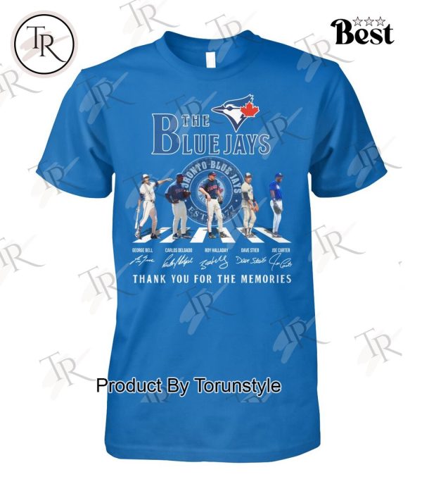 The Blue Jays Est 1977 Thank You For The Memories T-Shirt