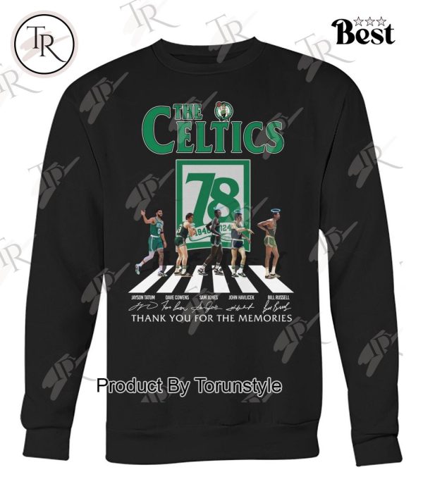 The Celtics 78 Years Of 1968-2024 Boston Celtics Thank You For The Memories T-Shirt