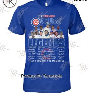 The Chicago Cubs Legends Thank You For The Memories T-Shirt