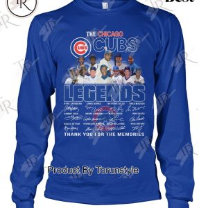 The Chicago Cubs Legends Thank You For The Memories T-Shirt