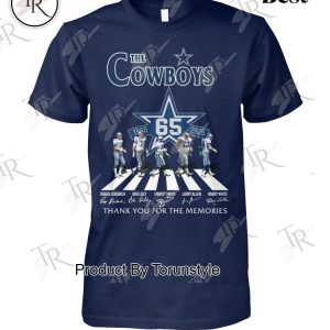 The Cowboys 65 Years Of 1960-2025 Thank You For The Memories T-Shirt