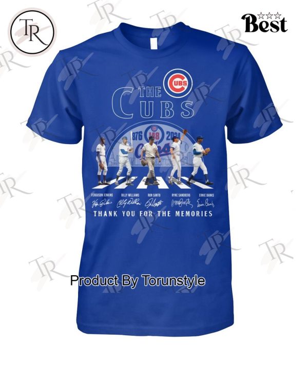 The Cubs 148 Years Of 1876-2024 Thank You For The Memories T-Shirt