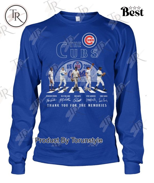 The Cubs 148 Years Of 1876-2024 Thank You For The Memories T-Shirt