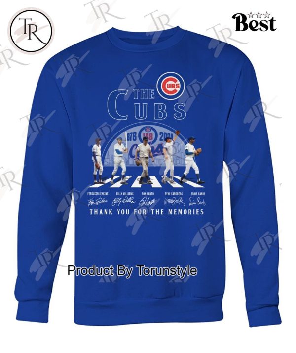 The Cubs 148 Years Of 1876-2024 Thank You For The Memories T-Shirt