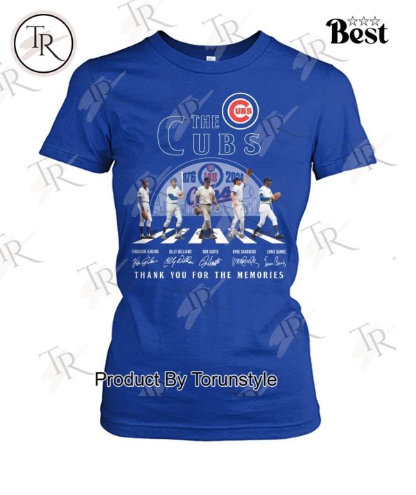 The Cubs 148 Years Of 1876-2024 Thank You For The Memories T-Shirt