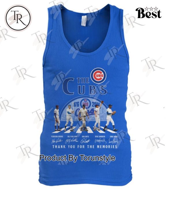 The Cubs 148 Years Of 1876-2024 Thank You For The Memories T-Shirt