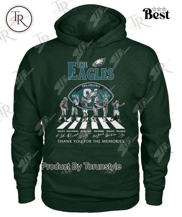 The Eagles 91 Years Of 1933-2024 Philadelphia Eagles Thank You For The Memories T-Shirt