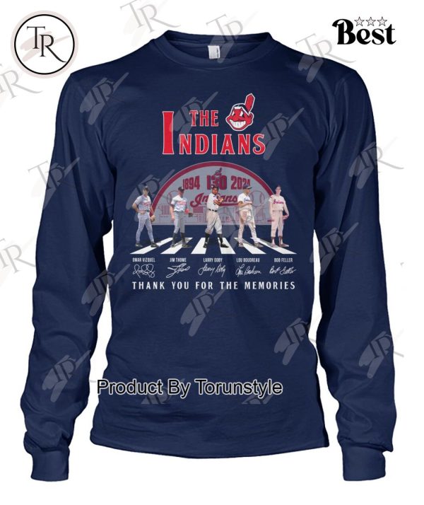 The Indians 130 Years Of 1894-2024 Thank You For The Memories T-Shirt