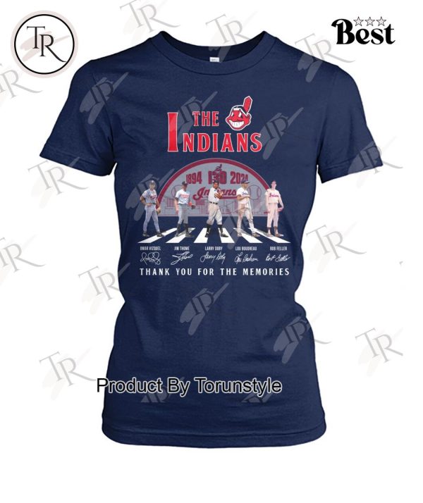 The Indians 130 Years Of 1894-2024 Thank You For The Memories T-Shirt