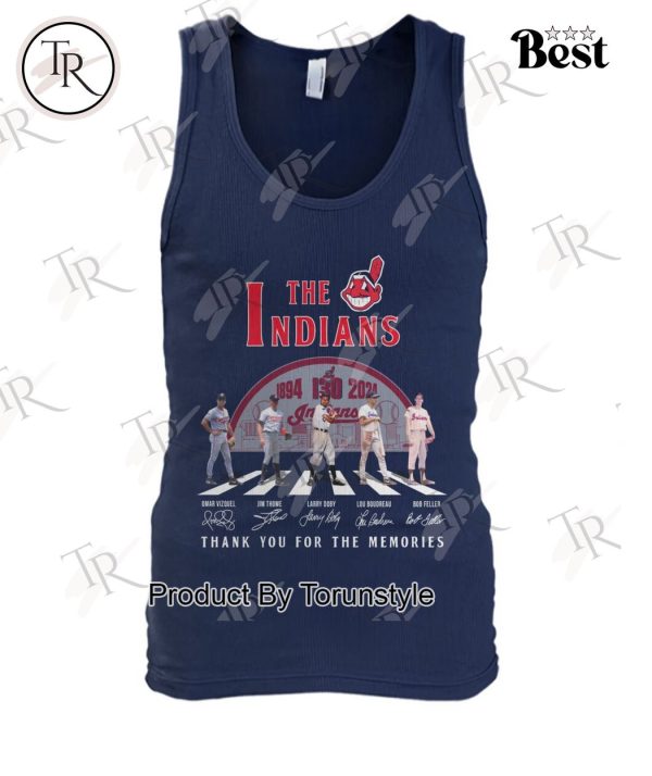 The Indians 130 Years Of 1894-2024 Thank You For The Memories T-Shirt