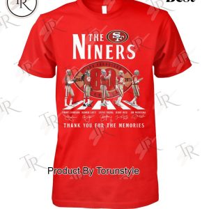 The Niners 80 Years Of 1944-2024 Thank You For The Memories T-Shirt