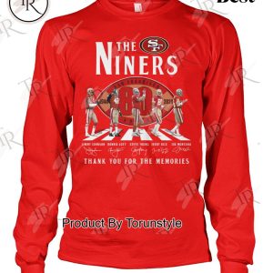 The Niners 80 Years Of 1944-2024 Thank You For The Memories T-Shirt