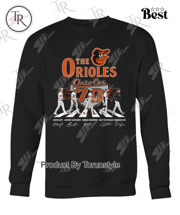 The Orioles 70 Years Of 1954-2024 Baltimore Orioles T-Shirt