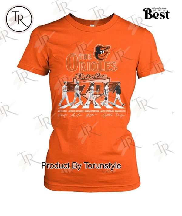 The Orioles 70 Years Of 1954-2024 Baltimore Orioles T-Shirt