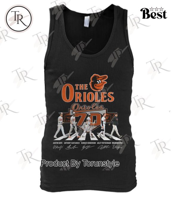 The Orioles 70 Years Of 1954-2024 Baltimore Orioles T-Shirt