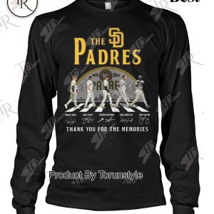 The Padres 55 Years Of 1969-2024 San Diego Padres Thank You For The Memories T-Shirt