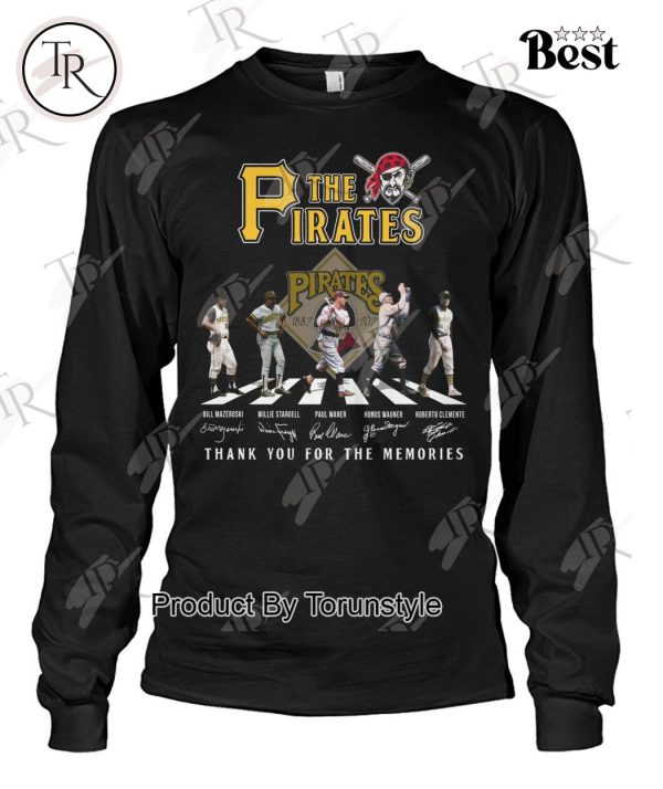 The Pirates 1882-2024 Thank You For The Memories T-Shirt