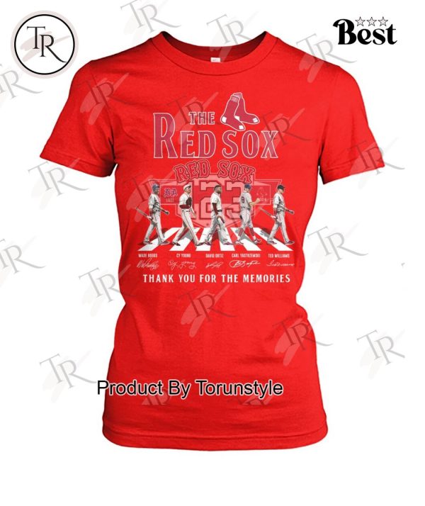 The Red Sox 123 Years Of 1901-2024 Thank You For The Memories T-Shirt