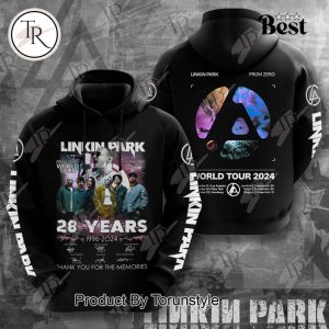 Linkin Park 28 Years 1996 – 2024 Thank You For The Memories Fleece Blanket