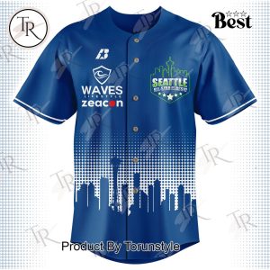 Seattle Seahawks All-Star Classic Waves Lifestyle Baseball Jersey