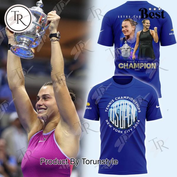 Aryna Sabalenka US Open Tennis Champions New York City 2024 T-Shirt