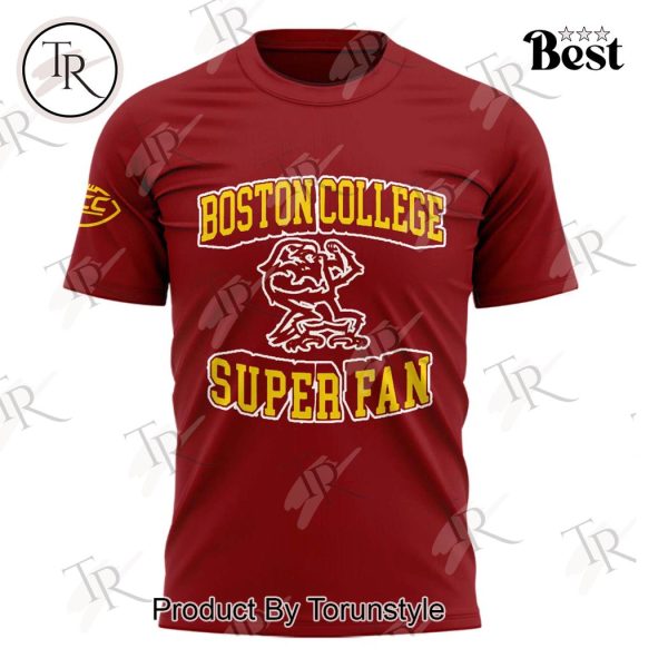 Boston College Football Super Fan T-Shirt – Yellow