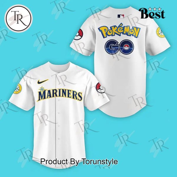 Seattle Mariners 2024 Pokemon Go Night Baseball Jersey