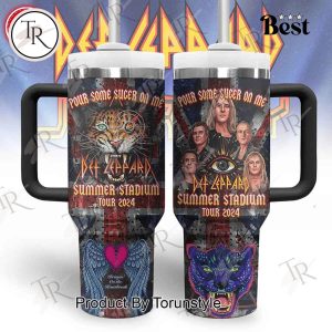 Def Leppard Summer Stadium Tour 2024 40oz Tumbler