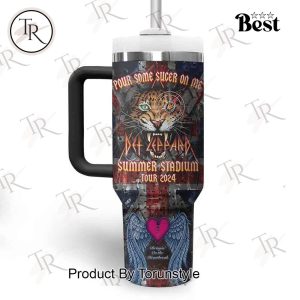 Def Leppard Summer Stadium Tour 2024 40oz Tumbler