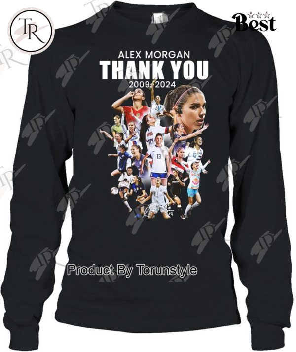 Alex Morgan Thank You 2009 – 2024 T-Shirt