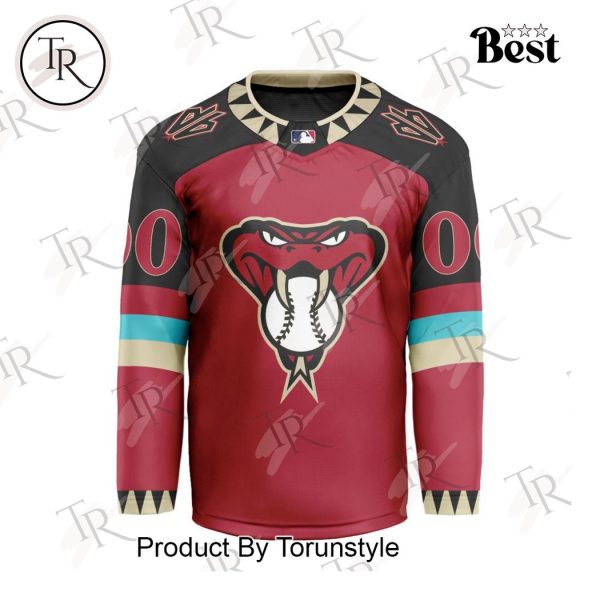 MLB Arizona Diamondbacks Special Hockey Jersey Design Concept