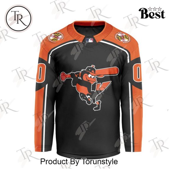 MLB Baltimore Orioles Special Hockey Jersey Design Concept