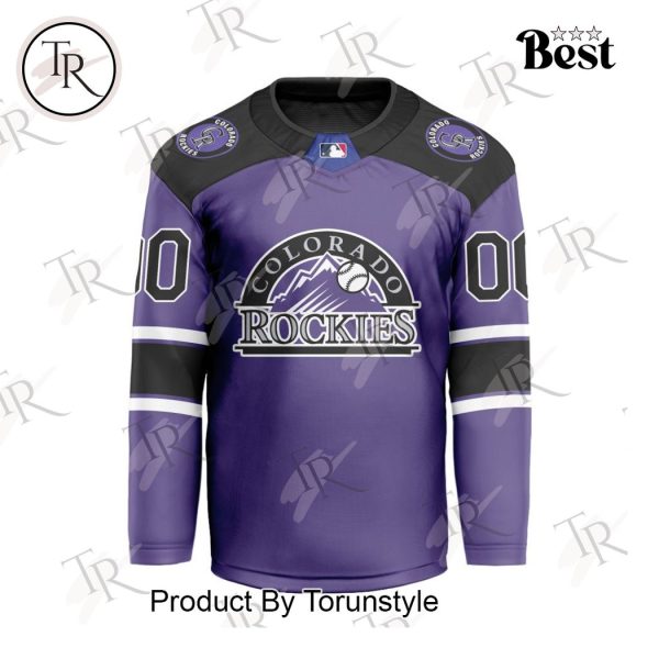 MLB Colorado Rockies Special Hockey Jersey Design Concept