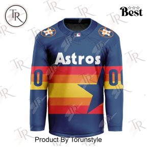 MLB Houston Astros Special Hockey Jersey Design Concept