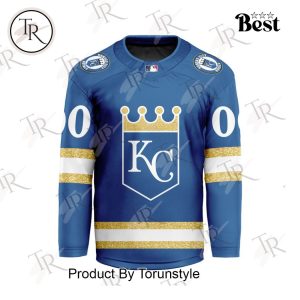 MLB Kansas City Royals Special Hockey Jersey Design Concept