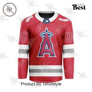 MLB Los Angeles Angels Special Hockey Jersey Design Concept