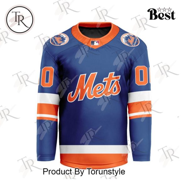 MLB New York Mets Special Hockey Jersey Design Concept