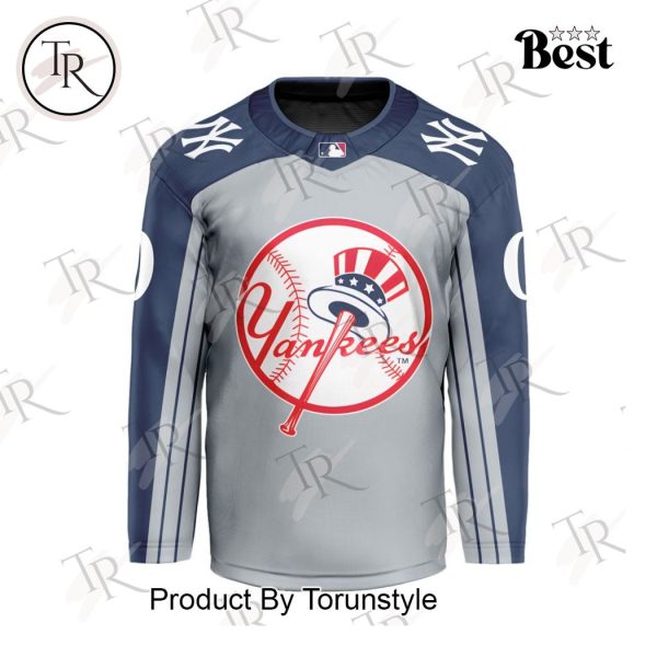 MLB New York Yankees Special Hockey Jersey Design Concept