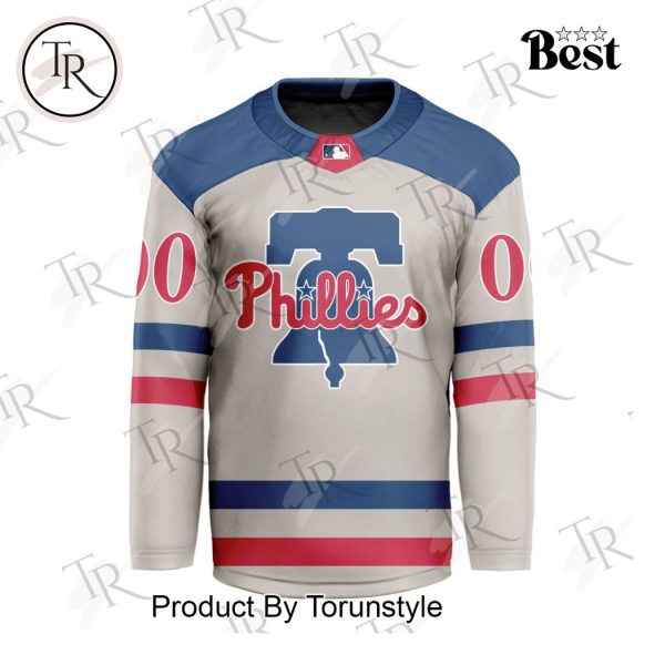 MLB Philadelphia Phillies Special Hockey Jersey Design Concept