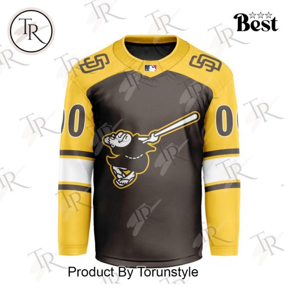 MLB San Diego Padres Special Hockey Jersey Design Concept