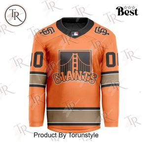 MLB San Francisco Giants Special Hockey Jersey Design Concept