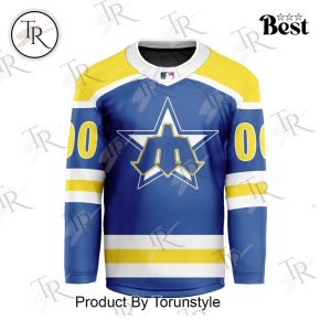 MLB Seattle Mariners Special Hockey Jersey Design Concept